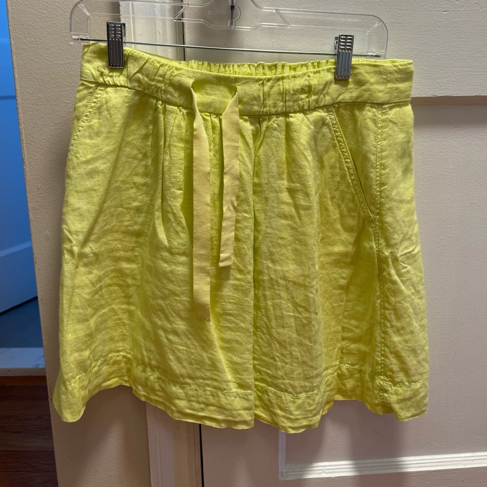 The perfect summer skirt does exist! Linen neon skirt from J Crew!